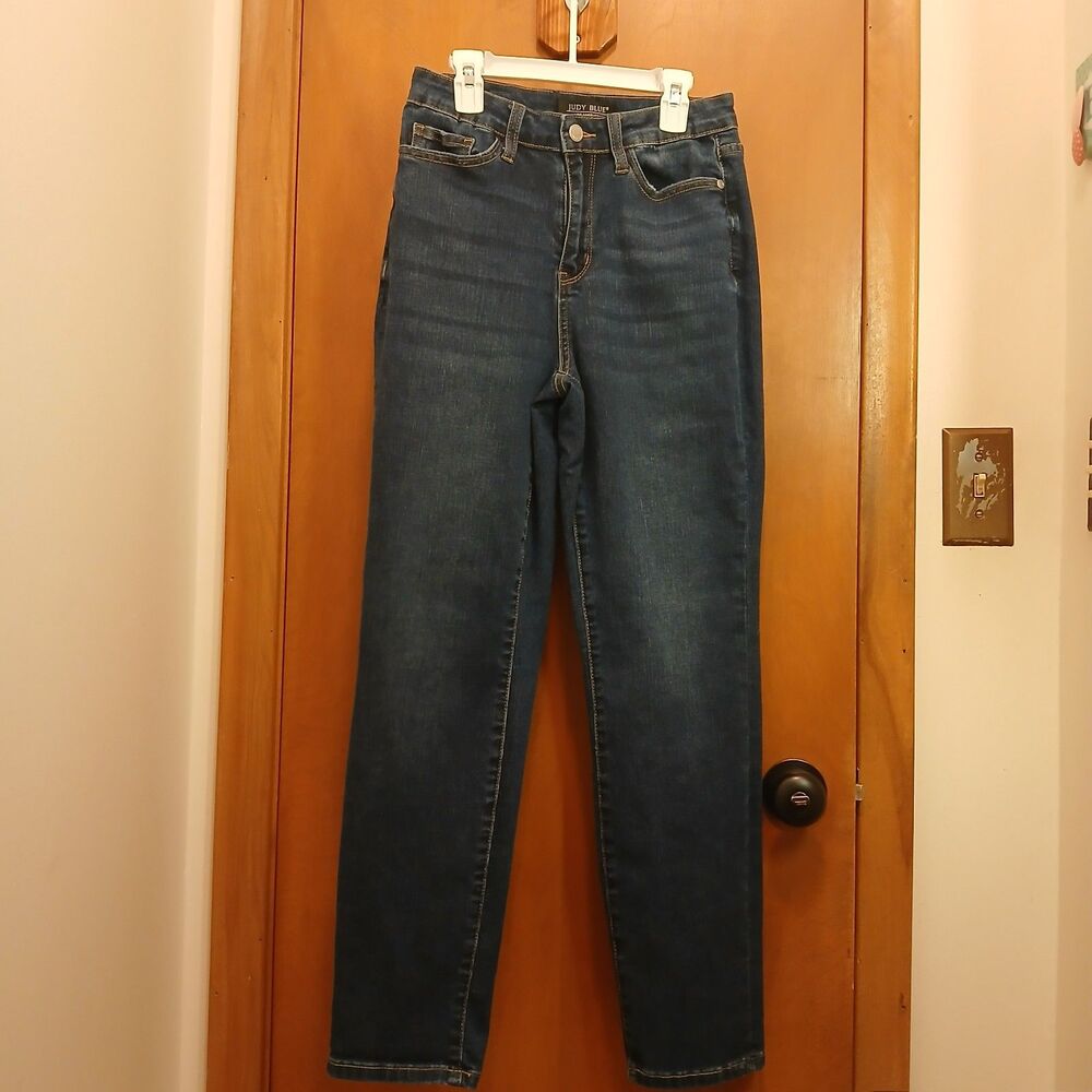 Judy Blue Boyfriend Jeans Size 3/26 JB88608 DK Mid Rise Stretch Denim